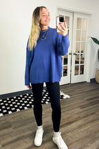 Soft Focus Mock Neck Sweater - FINAL SALE - Madison and Mallory