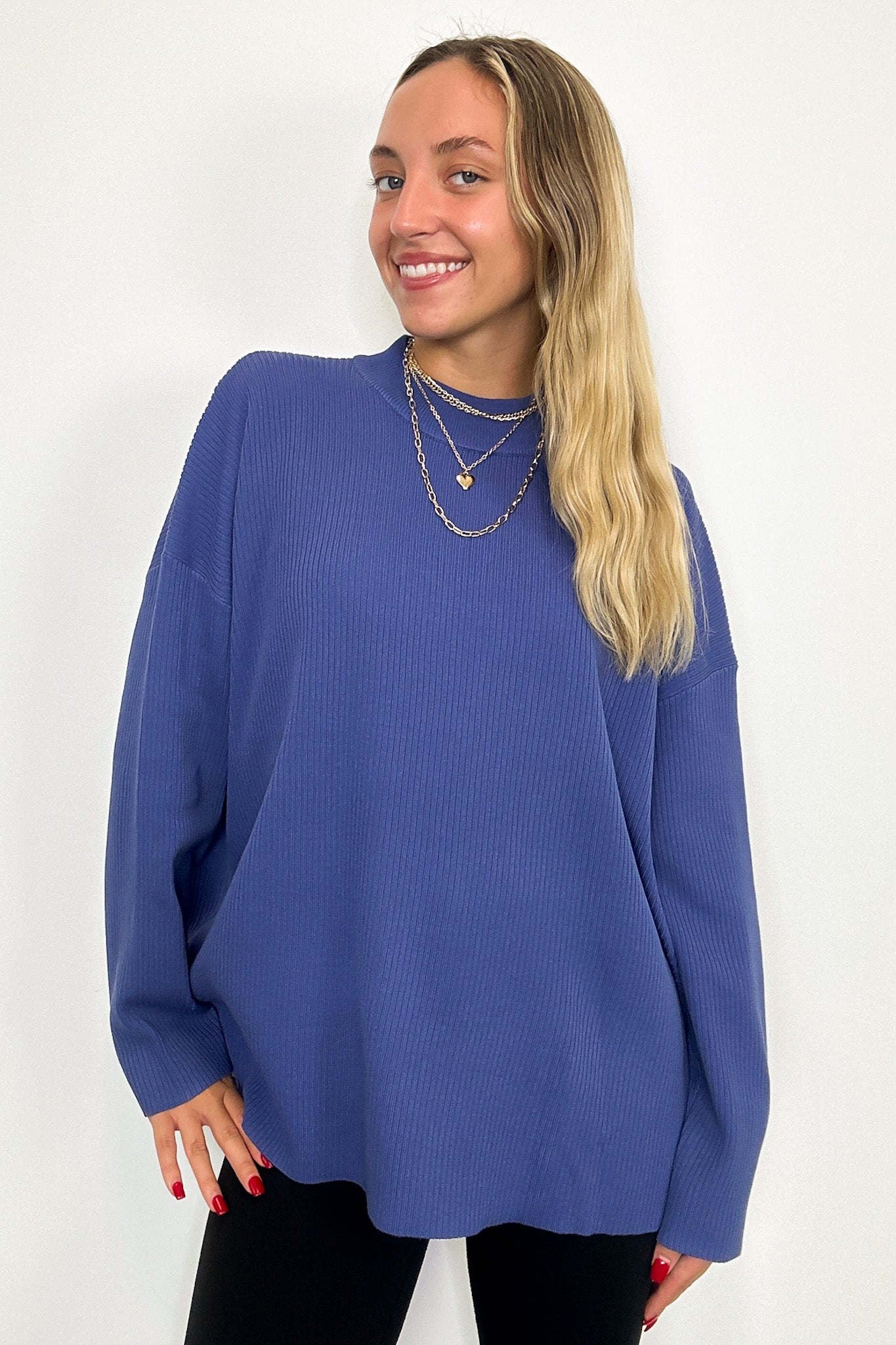  Soft Focus Mock Neck Sweater - Madison and Mallory