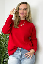 Soft Focus Mock Neck Sweater - FINAL SALE - Madison and Mallory