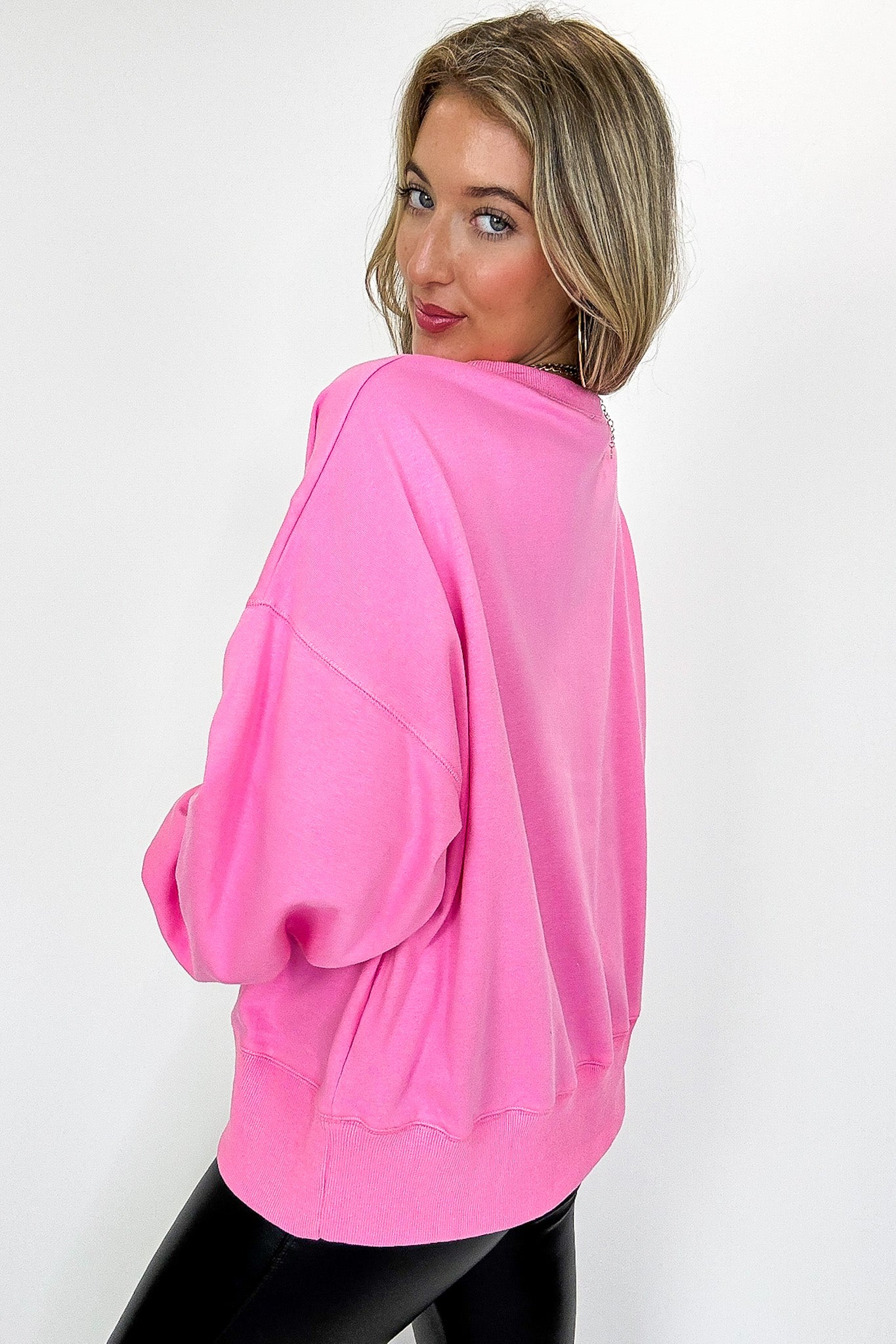 Soft Haunt Spooky Ghost Graphic Pullover - Madison and Mallory