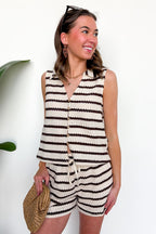Soft Horizon Striped Knit Tank Top - Madison and Mallory