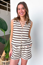 Soft Horizon Striped Knit Tank Top - Madison and Mallory