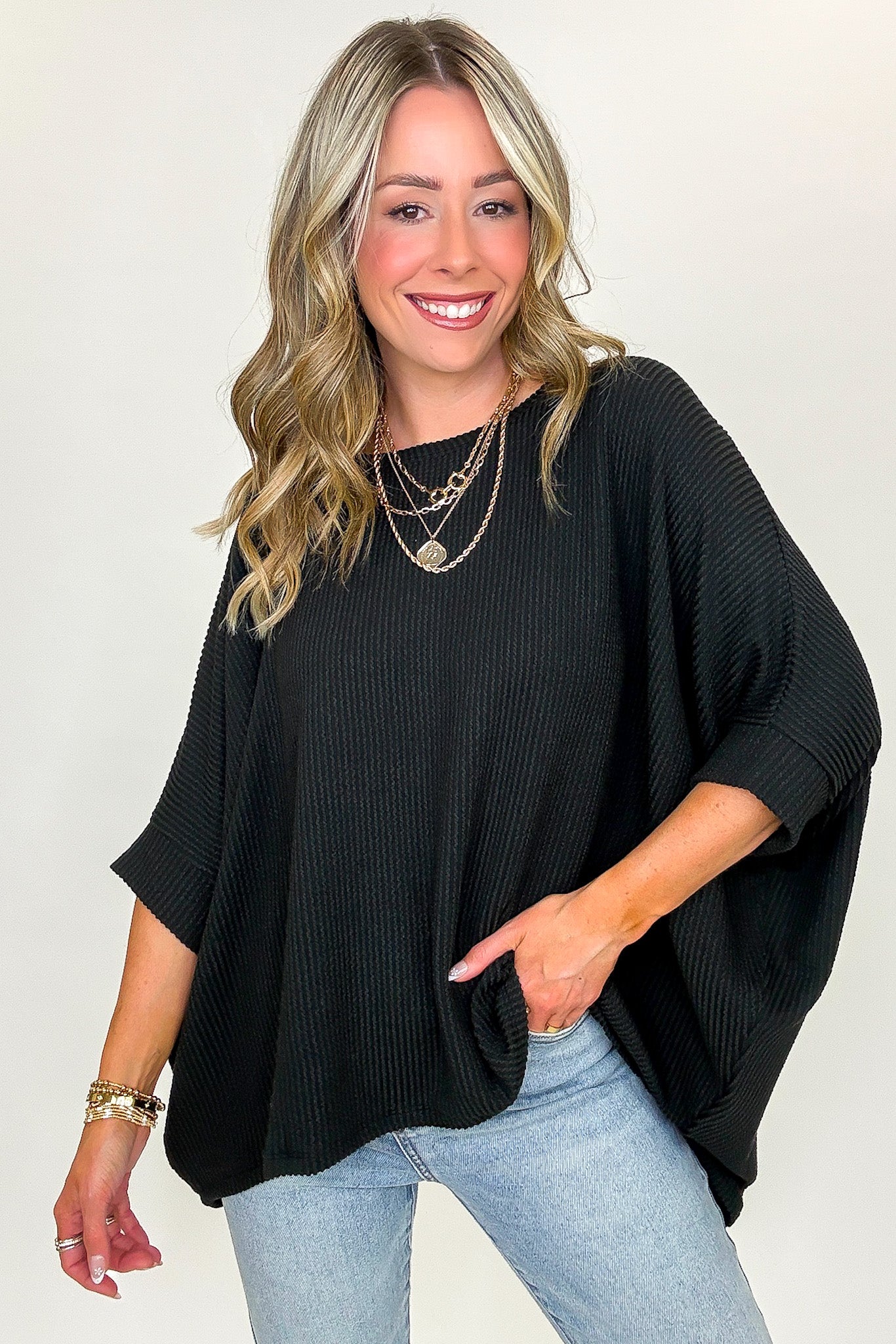 Soft Motion Rib Knit Top - BACK IN STOCK - Madison and Mallory