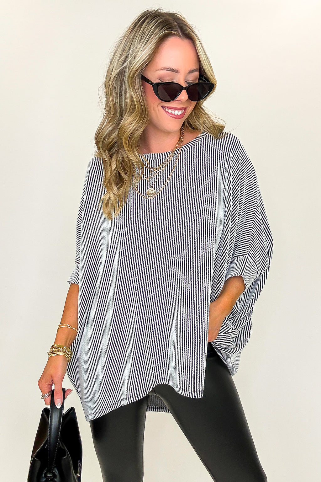 Soft Motion Rib Knit Top - BACK IN STOCK - Madison and Mallory