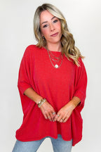 Ruby / SM Soft Motion Ribbed Knit Top - Madison and Mallory