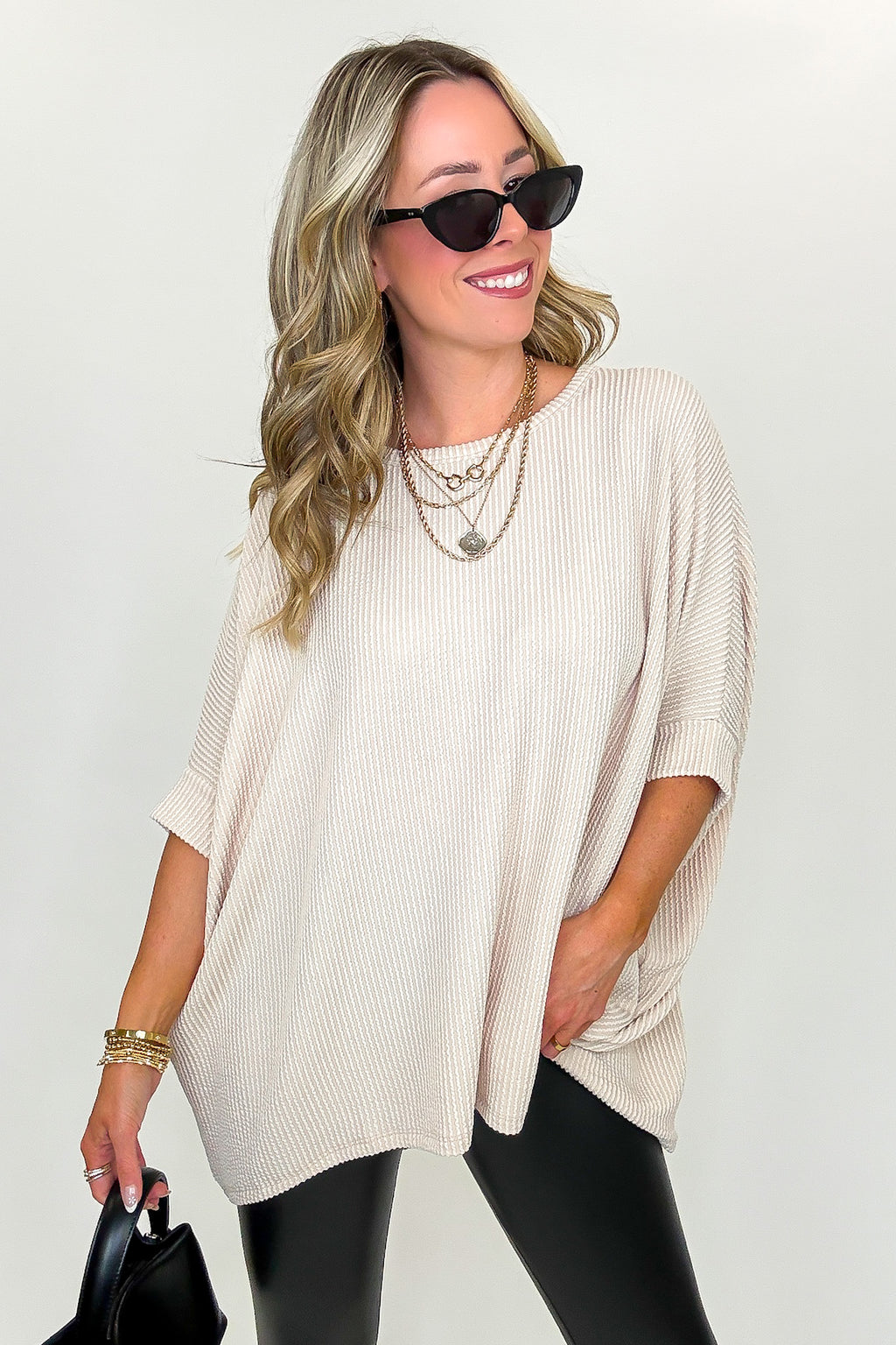 Soft Motion Rib Knit Top - BACK IN STOCK - Madison and Mallory