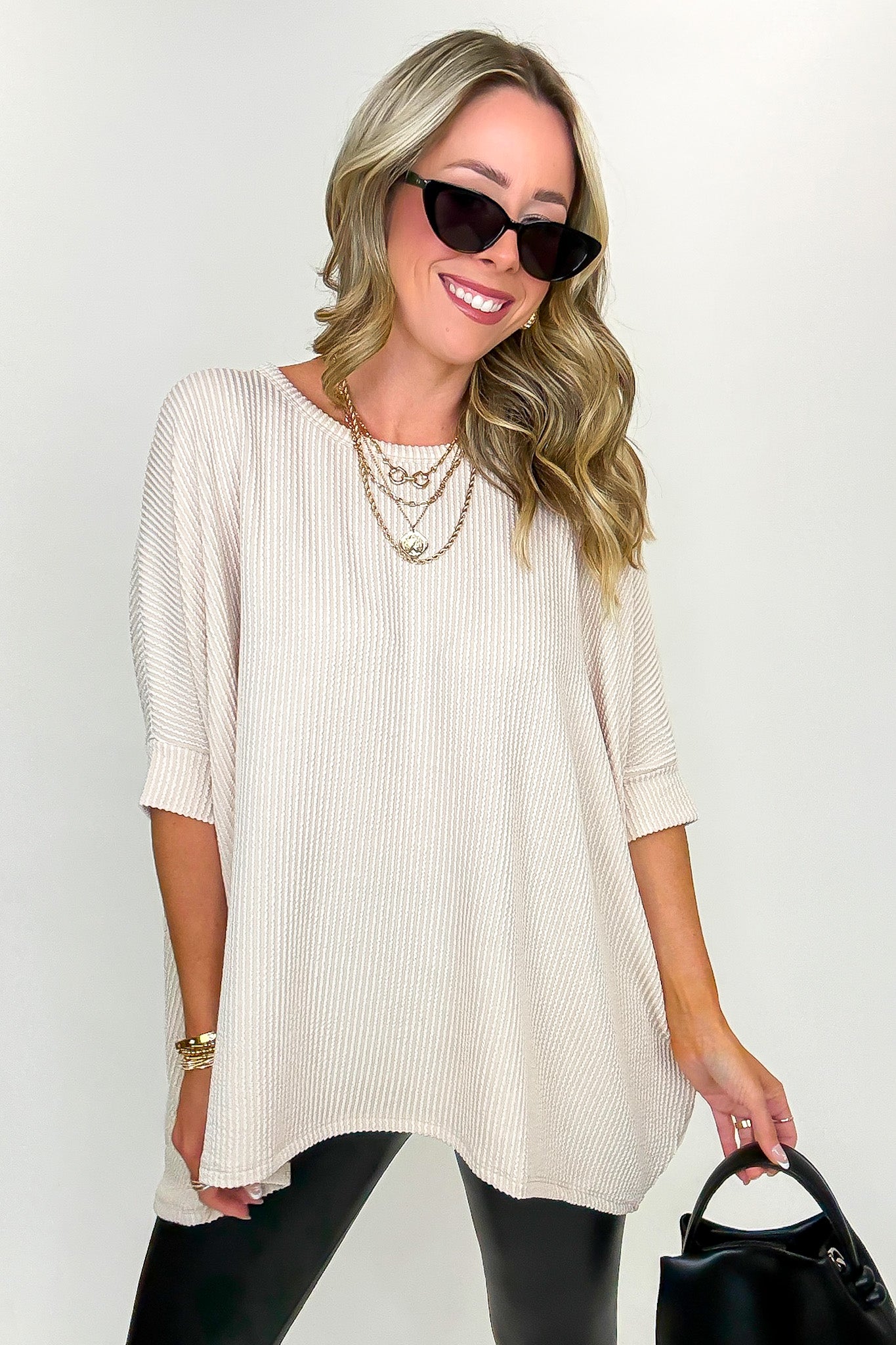 Soft Motion Rib Knit Top - BACK IN STOCK - Madison and Mallory