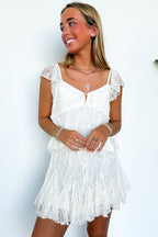 Soft Romance Lace Godet Skirt - Madison and Mallory