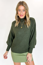 Soft Aura Mock Neck Sweater - FINAL SALE - Madison and Mallory