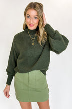 Soft Aura Mock Neck Sweater - FINAL SALE - Madison and Mallory