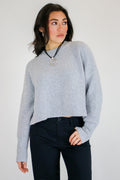 Soft Charm Ribbed Knit Sweater