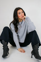 Soft Charm Ribbed Knit Sweater - Madison and Mallory