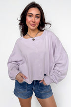 Soft Dye Fleeced Sweatshirt - Madison and Mallory
