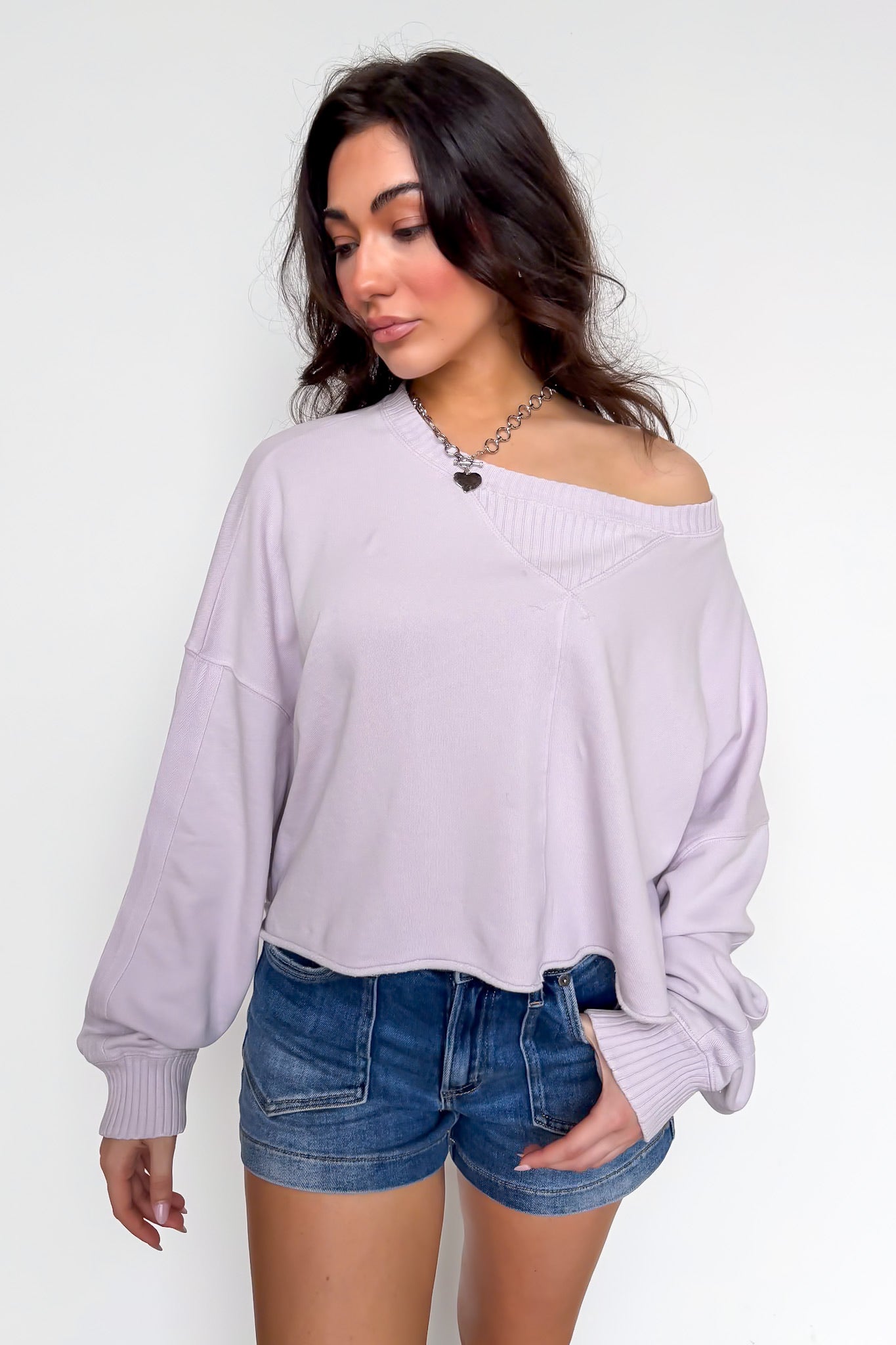 Soft Dye Fleeced Sweatshirt - Madison and Mallory