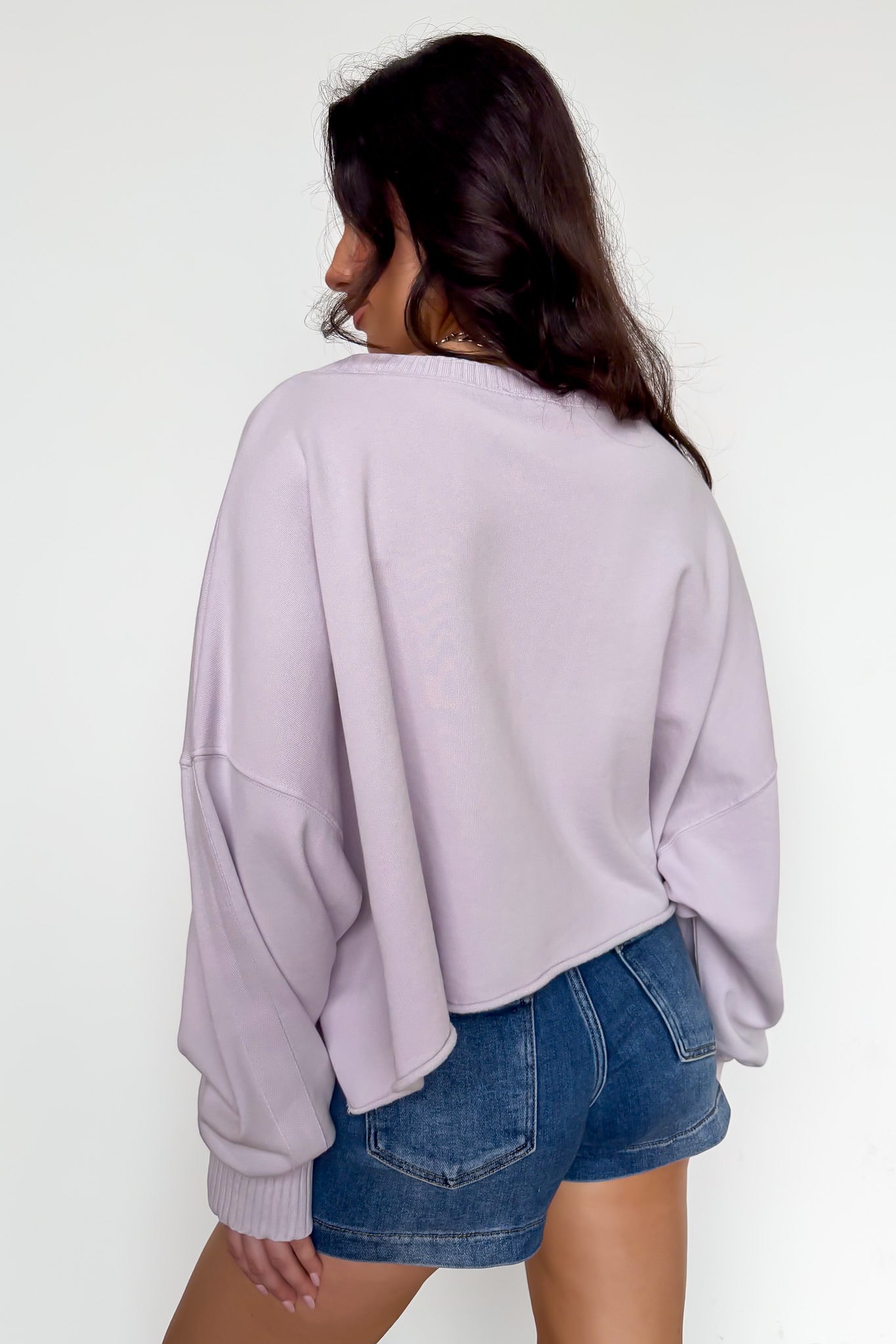 Soft Dye Fleeced Sweatshirt · Madison + Mallory