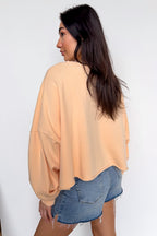 Soft Dye Fleeced Sweatshirt - Madison and Mallory