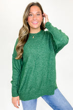 Soft Horizon High Low Hem Pocket Sweater - BACK IN STOCK - Madison and Mallory