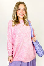 Soft Horizon High Low Hem Pocket Sweater - BACK IN STOCK - Madison and Mallory