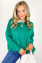 Soft Horizon High Low Hem Pocket Sweater - BACK IN STOCK - Madison and Mallory