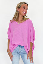 Soft Motion Rib Knit Top - BACK IN STOCK - Madison and Mallory