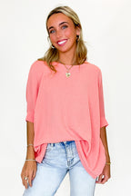 Soft Motion Rib Knit Top - BACK IN STOCK - Madison and Mallory