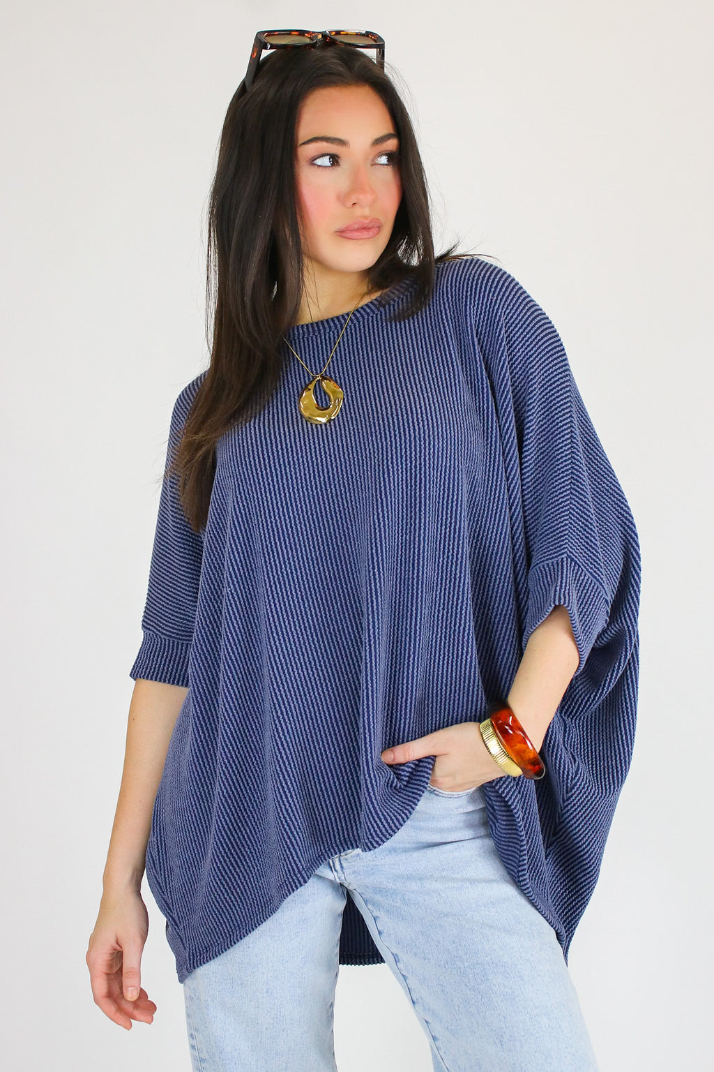 Soft Motion Rib Knit Top - Madison and Mallory