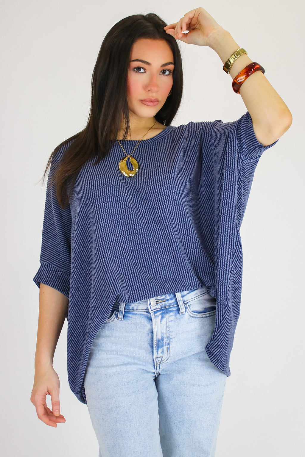 Soft Motion Rib Knit Top - Madison and Mallory