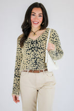 Soft Prowl Fuzzy Knit Animal Print Cardigan - Madison and Mallory