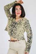 Soft Prowl Fuzzy Knit Animal Print Cardigan - Madison and Mallory