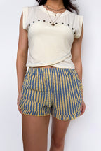 Soft Rebel Studded Crossover Top - Madison and Mallory