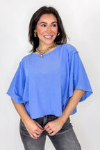 Soft Reset Mineral Washed Dolman Top - Madison and Mallory