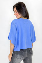 Soft Reset Mineral Washed Dolman Top - Madison and Mallory
