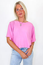 Soft Reset Mineral Washed Dolman Top - Madison and Mallory
