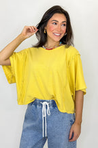 Soft Reset Mineral Washed Dolman Top - Madison and Mallory