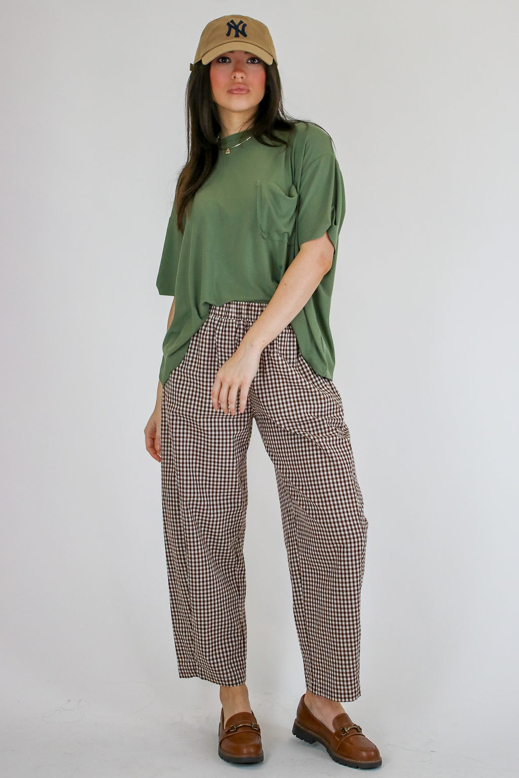 Soft Structure Relaxed Ribbed Pocket Top