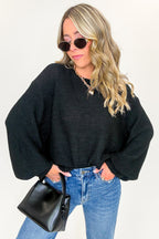 Softscape Oversized Balloon Sleeve Sweater - BACK IN STOCK - Madison and Mallory