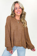 Softscape Oversized Balloon Sleeve Sweater - BACK IN STOCK - Madison and Mallory