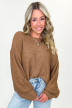 Softscape Oversized Balloon Sleeve Sweater - BACK IN STOCK