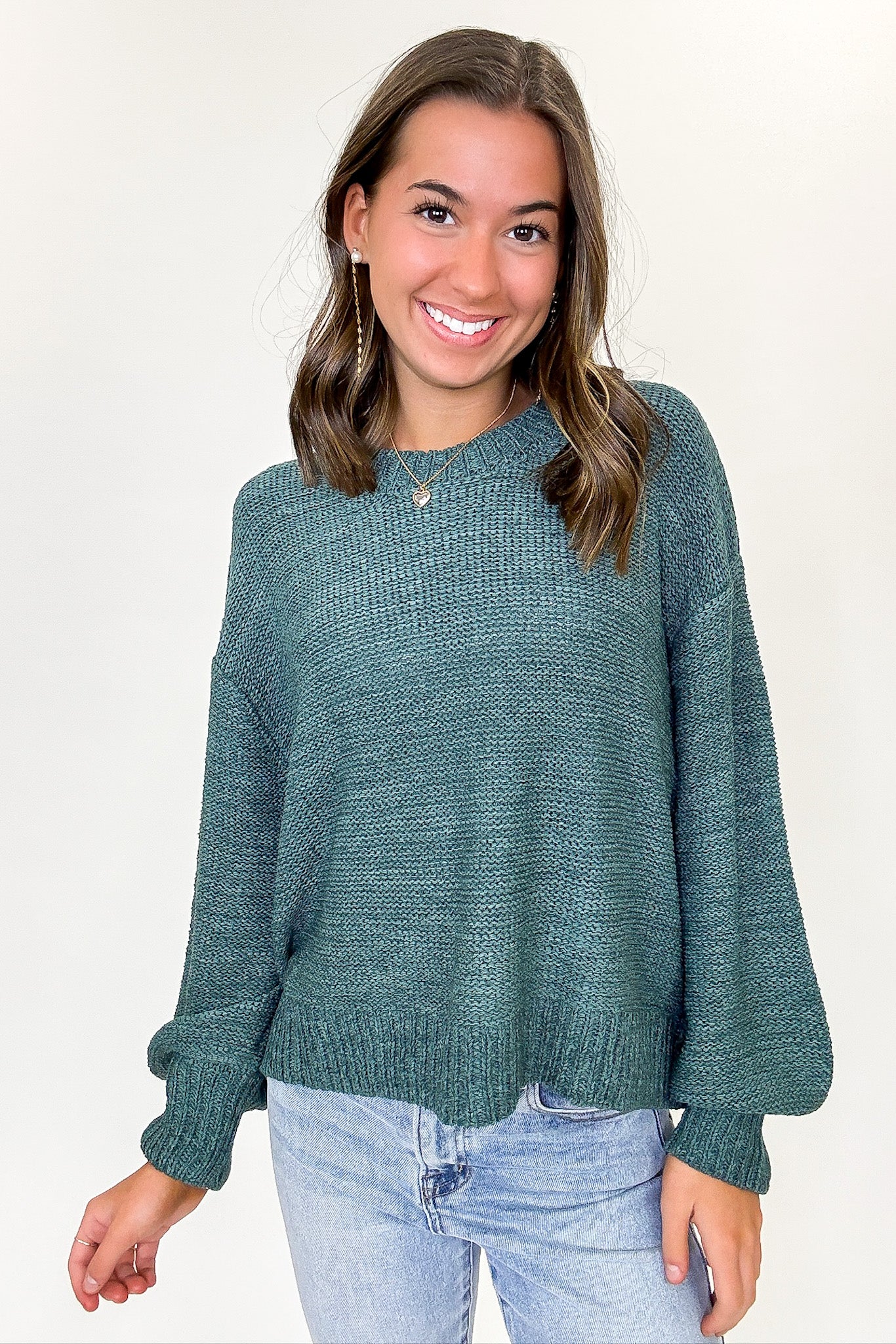 Softscape Oversized Balloon Sleeve Sweater