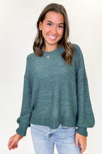 Softscape Oversized Balloon Sleeve Sweater - BACK IN STOCK - Madison and Mallory