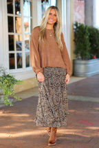 Softscape Oversized Balloon Sleeve Sweater - Madison and Mallory