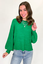 Softscape Oversized Balloon Sleeve Sweater - BACK IN STOCK - Madison and Mallory