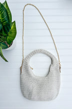 Solanah Braided Hobo Crossbody Handbag - FINAL SALE - Madison and Mallory