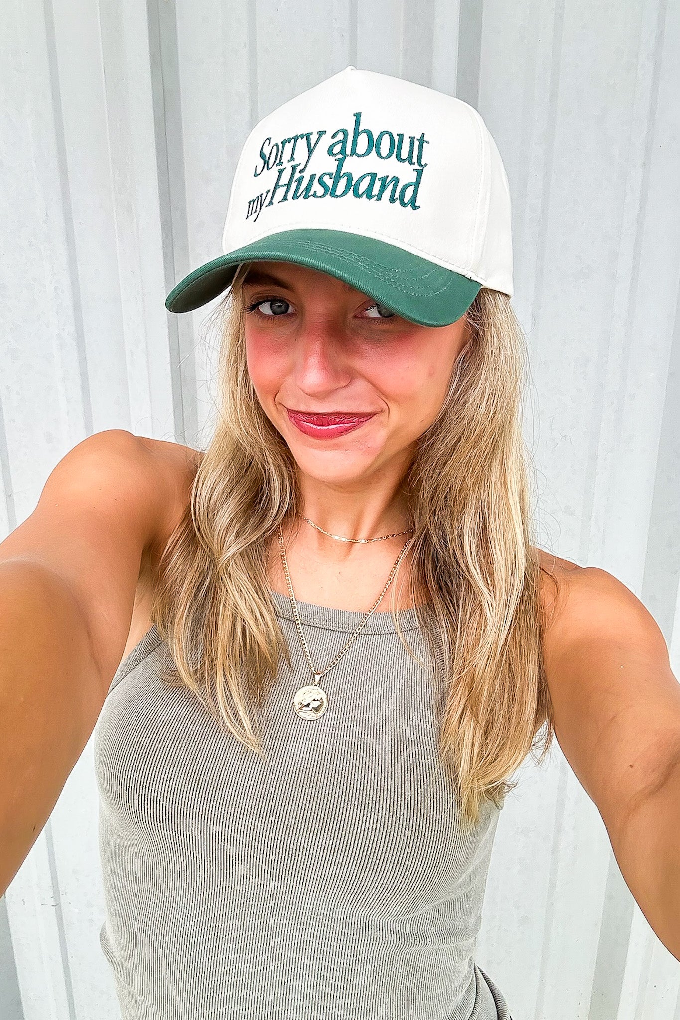 Sorry About My Husband Embroidered Hat - Madison and Mallory