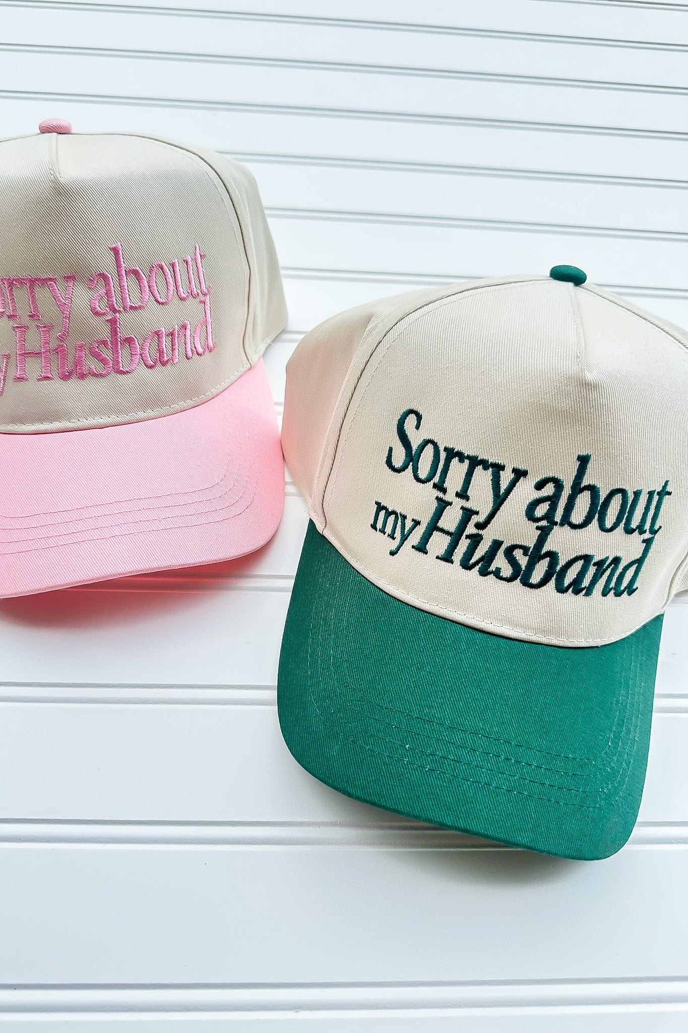 Sorry About My Husband Embroidered Hat - Madison and Mallory