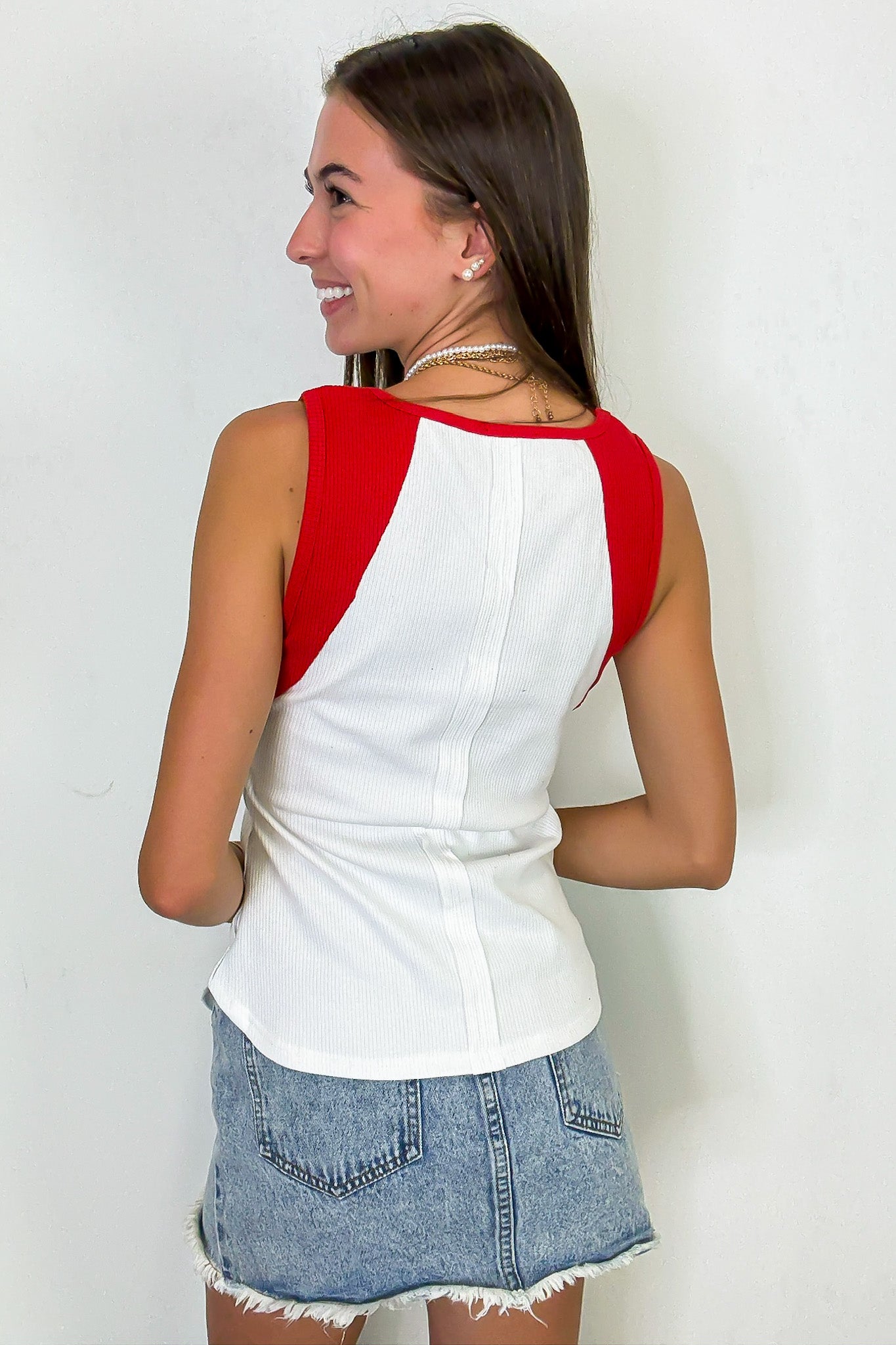 Split Tone Colorblock Contrast Raglan Top - Madison and Mallory