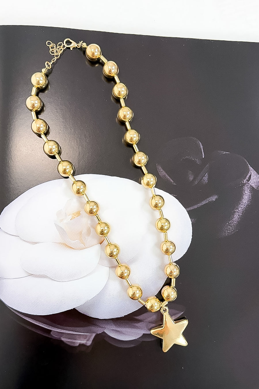 Starlight Link Chain Statement Necklace