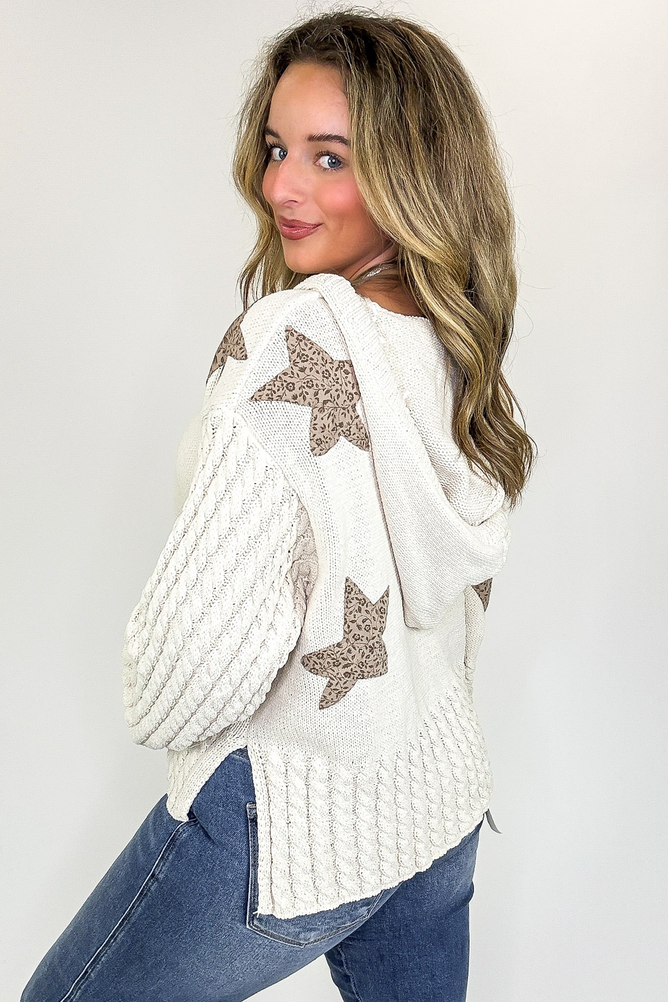 Starstruck Wild Patch Hooded Sweater - Madison and Mallory