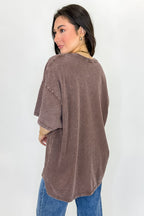 Stay Awhile Mineral Wash Tee - Madison and Mallory