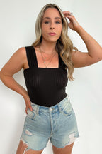  Stellar Weekend Ribbed Bodysuit - FINAL SALE - Madison and Mallory